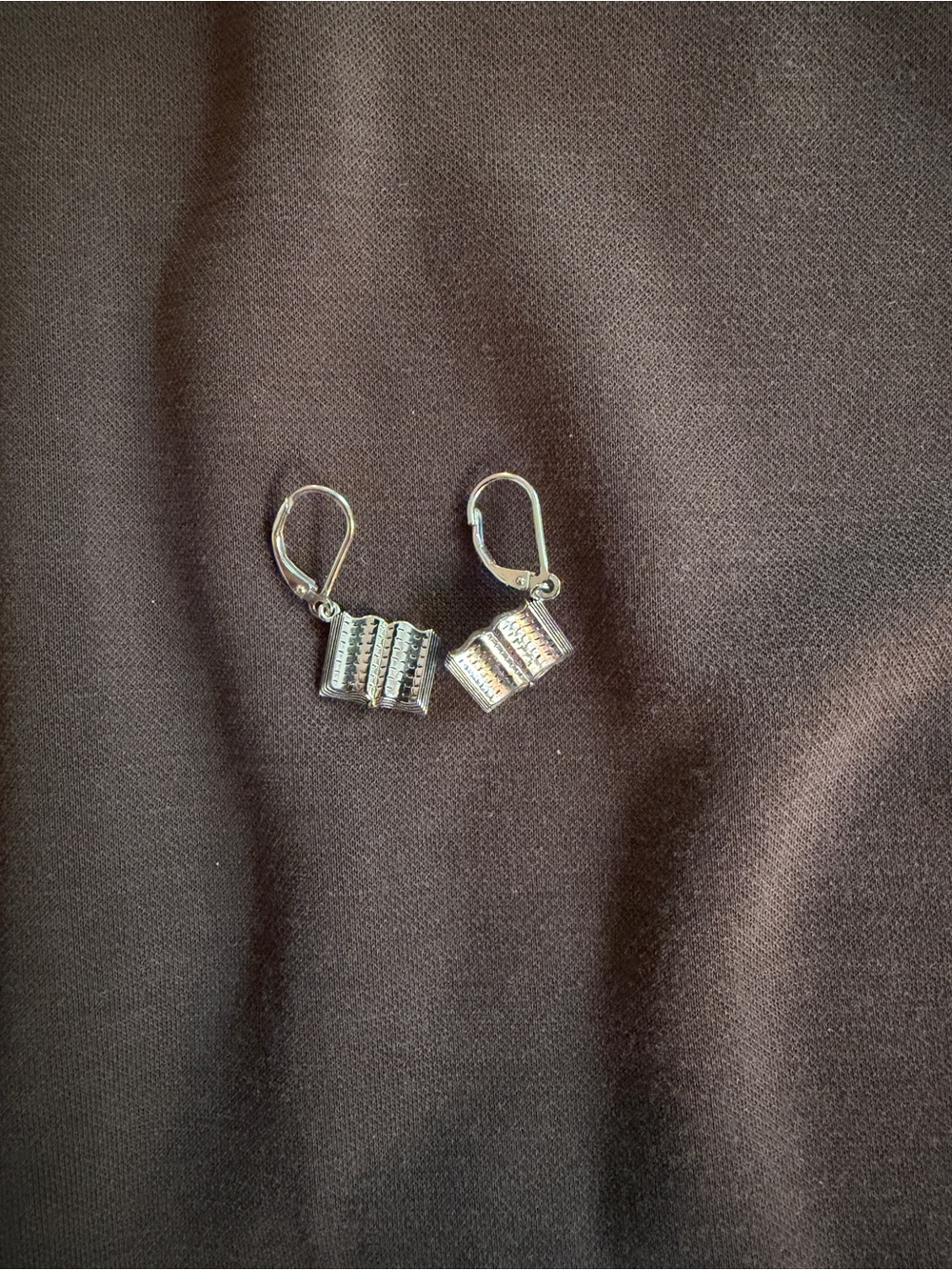 Book earrings